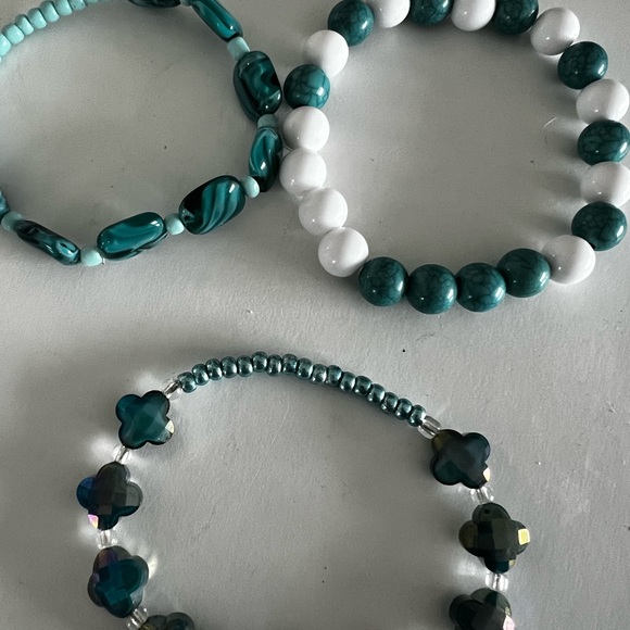 Glass Bracelet Stack - Picture 3 of 3